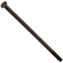 Grade 5 Steel Hex Bolt, Hex Head, Meets ASME B18.2.1/SAE J429 Specifications, 1/4"-20 Thread Size, 1" Length, Fully Threaded, Pack Of 100