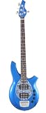 Music Man Bongo 4, Double Humbucker, Electric Blue, Rosewood Fretboard, Blue Swirl