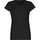 FULL TILT V-Neck Girls Tee - Black