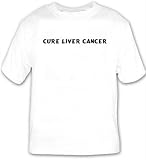 Cure Liver Cancer T-shirt Large White