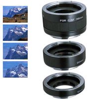 Kenko Auto Extension Tube Set F/ Canon-EOS