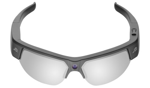 Pivothead 1080 HD 8MP Video Recording Camera Polarized Hand-Free Sunglasses, Recon Black Jet
