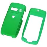 PCMICROSTORE Brand Pantech Duo C810 Green Rubberize TEXTURED Snap-On Case Cover with Removable Swivel Belt Clip