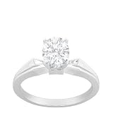 0.25 Carat VS2 - GIA Certified Diamond Solitaire Engagement Ring on 14k White Gold