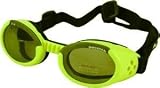 Extra Large Doggles Interchangable Neon Frame Smoke Lens Protective Eyewear for Dogs