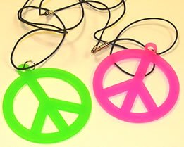 Childrens Toyshop  Toys : Peace Medallion Plastic