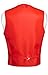 Men's Dress Vest & NeckTie Solid RED Color Neck Tie Set for Suit or Tuxedo