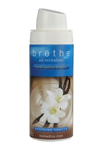 Homedics BRT-s110 Soothing Vanilla Brethe Air Revitalizer Solution