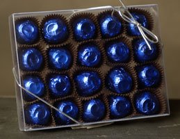 Amber Lyn Chocolates - Sugar Free - Dark Hazelnut Truffles - 20 by Amber Lyn Chocolates