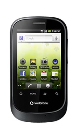 Vodafone 858 Black Android Smart Phone on PAYG