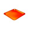 Zak Designs - 0550- 0312E - Assiette carr�e - 26cm - Orange - Seaside - m�lamine