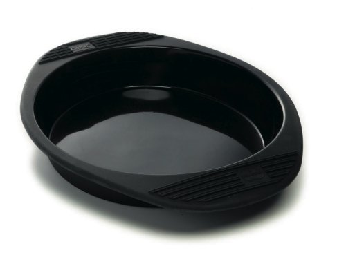 Orka 10″ Silicone Cake Pan.  Color Black.