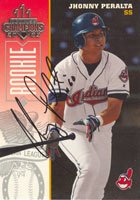 Jhonny Peralta, Cleveland Indians, 2003 Donruss Champions Autographed Card