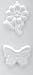 Yaley Soapsations 4x9 Soap Molds: Daisy & Butterfly