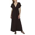 Mossimo&reg; Black Kimono Sleeve Maxi - Potting Soil
