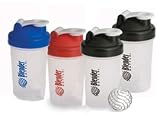 Blender Bottle 4 Pack = 2-Black, 1- Blue, 1- Red (20 Oz.)