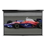Elite Screens Manual Pull Down Projection Screen - 41 x 73 - Matte White - 84 Diagonal