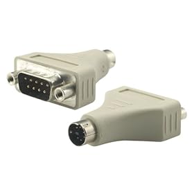 Belkin F4A611 Serial to PS 2 Mouse Adapter; DB9 Male to MiniDin6 Male by Belkin