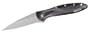 Kershaw Ken Onion Black & White Leek Folding Knife with Speed Safe