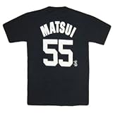 (マジェスティック)Majestic MLB ヤンキース #55 松井秀喜 Youth Player Tシャツ (ネイビー) - Youth-M