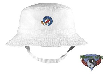 Embroidered Infant Bucket Cap with the image of: martial arts
