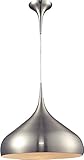 Elk Lighting 31442/1SN Lindsey Collection 1 Light Pendant, Satin Nickel [並行輸入品]