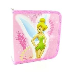 Tinker Bell CD Case - Protective CD/dvd wallet inspired by Disney fairy