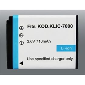 7.4V 710mAh Lithium Battery for Kodak Digital Camera (White) + Worldwide free shiping