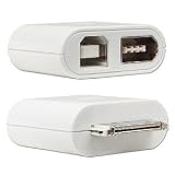 iPod Dock Connector to USB and FireWire Port Adapter