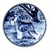 Schnauzer #7332 Danish Blue Porcelain Dogplate Dog Plate