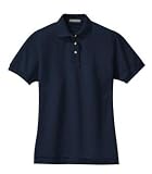 Port Authority - Ladies Pique Knit Sport Shirt Navy-M