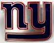 New York Giants Enamel Pewter Buckle, NFL Football Buckle