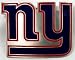 New York Giants Enamel Pewter Buckle, NFL Football Buckle