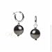 Jewelry : WILLOW PEARLES: *STELLA TAHITIAN BLACK VOYAGEUR PEARLE EARRINGS*