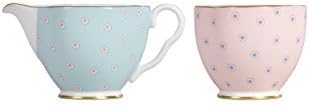 Wedgwood Polka Dot Sugar &amp; Creamer by Wedgwood China