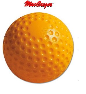 MacGregor Yellow Dimpled Baseball (DZN)