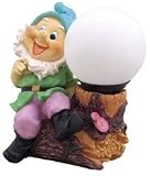 Solar Garden Gnome with Globe