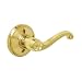 Schlage Lock #F170FLA605RH BRT Brass RH DummyLockset