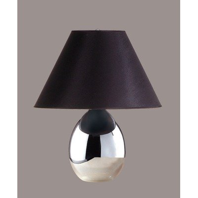 Tierney Table Lamp  Charlotte Shade in Mirrored 