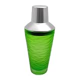 Wild Eye Designs Etched Martini Shaker, Green