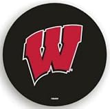 Wisconsin Badgers Black Spare Tire Cover