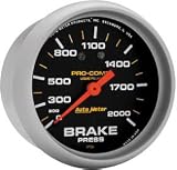 Autometer Brake Pressure Gauge for 1968 - 2002 Chevy Camaro