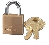 Master Lock 120KA-1A36 3/4-Inch Solid-Brass Keyed-Alike Padlock - Quantity 6 Master Lock [並行輸入品]