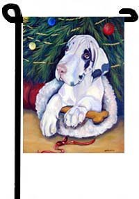 Happy Harly Days -Great Dane - Garden Flags