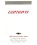1980 CHEVROLET CAMARO Owners Manual User Guide