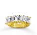 14k Yellow Gold 7 Stone 5 1/4Ct Diamond Anniversary Band