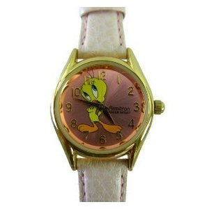 Armitron Looney Tunes Tweety Bird Watch – Pink Leather Band