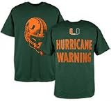 Majestic Miami Hurricanes Raised Helmet Tee
