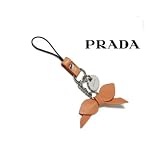 【送料無料・正規品】 PRADA / プラダ リボン モチーフ レザー ストラップ チャーム オレンジ 1ARB70 【正規専用箱付】 CORALLO PRADA ハンドバッグ