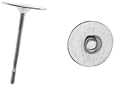 10-PairSurgicalSteelFlat4mmGlueEarringPosts